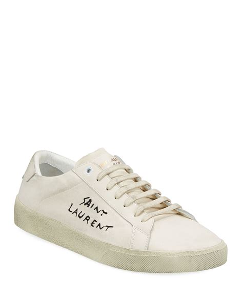 ysl sneakers men's|saint laurent low top sneakers.